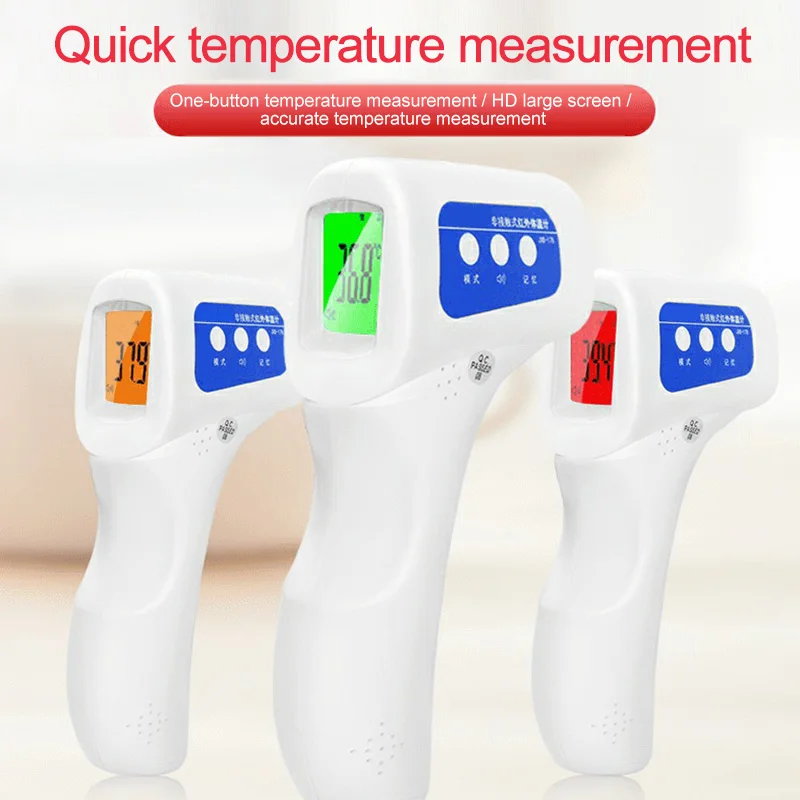 

Hand-held Digital Infrared Thermometer Forehead Thermometer No-contact Forehead Temperature Meter Gun Digital Instruments