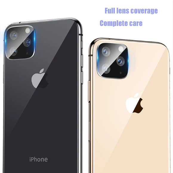 100 шт для Apple 11 пленка для объектива Взрывозащищенная металлическая стеклянная защитная пленка iPhone11 Pro max закаленные линзы кольцо