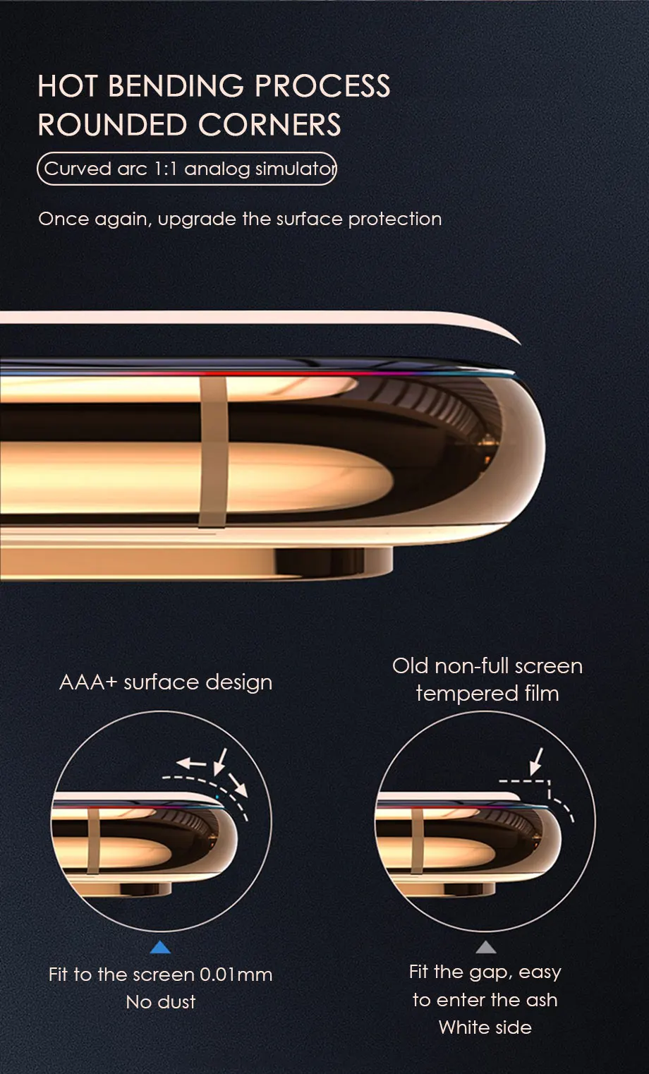 AAA+ Изогнутое полное покрытие защитное стекло для iPhone 11 11 Pro X XS Max XR закаленное защитное стекло для iPhone 11 стекло