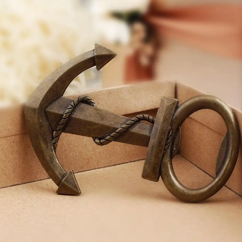 

Beer Bottle Opener Innovative Metal Three - Dimensional Retro Zinc Alloy Sea Navigation Direction Anchor Beer Bottle Opener