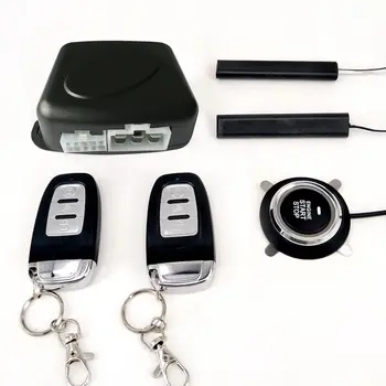 

Car SUV Auto Anti-theft Switch Keyless Entry Engine Start Alarm System with Vibration Sensor Push Button Remote Starter Stop