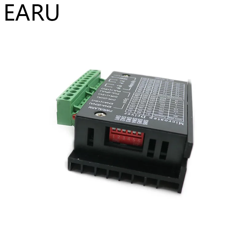 Driver de Motor Frete Grátis Passo Microstep Driver Digital Tb6600 Dc9-42vdc Nema23 1 Eixo 2 Fase 4a Cnc Roteador Controlador 3 driver digital tb6600 DC9-42VDC nema23 1 eixo