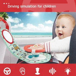 Volant de conduite interactif Portable pour enfant, jouet éducatif d'apprentissage pour bébé 