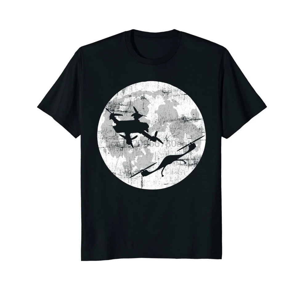 Новинка 2019 летние мужские с коротким рукавом RC Дрон пилот Квадрокоптер Moon Flight и