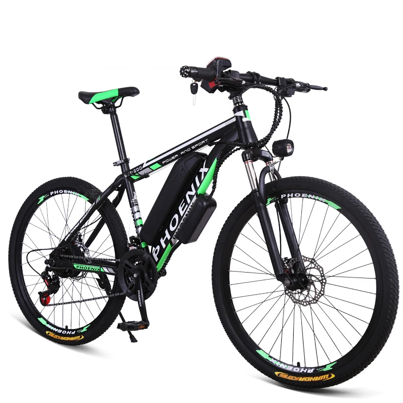 

Powerful Electric Bicycle 2 Wheels Electric Bicycle 26 Inch Carbon Steel 21/27 Speed Mountain 40KM Electric Scooters Adults