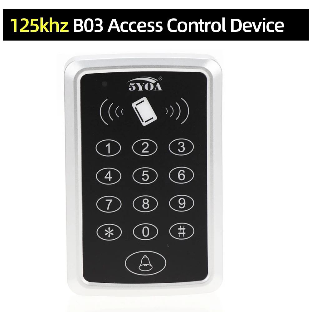 digital keypads 125KHz RFID Access Control Keypad EM Card Reader Door Access Control System Door Lock Opener Keyboard System sliding door smart lock Access Control Systems