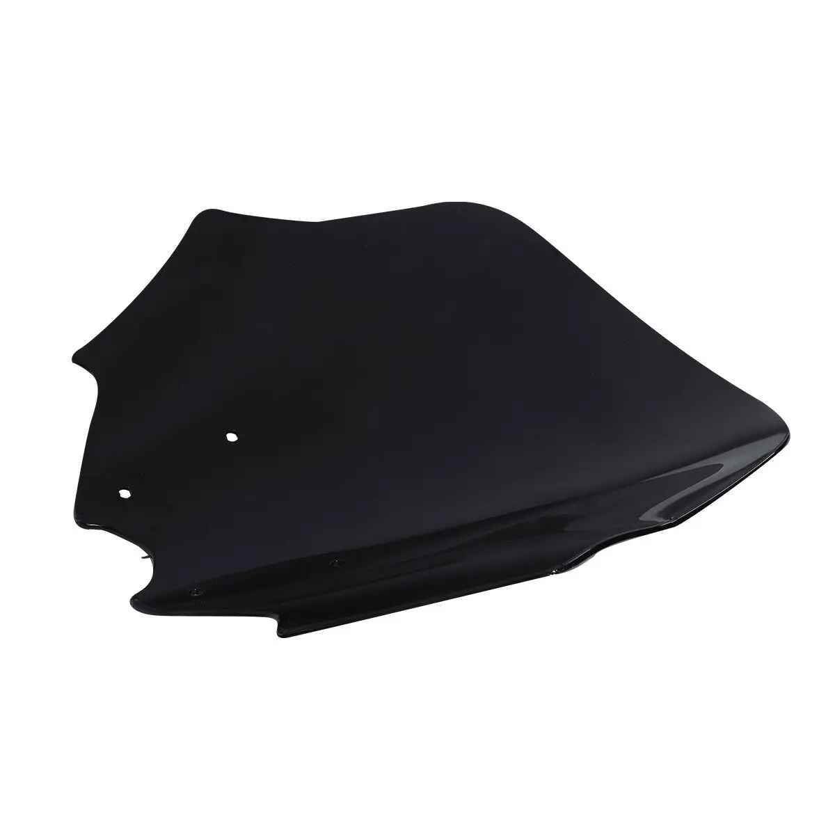 Мотоцикл PC двойной пузырь лобовое стекло для Honda NC700S NC 750S 2012- 2013 черный/прозрачный/хром
