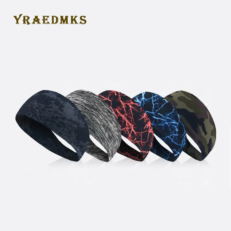 

Yraedmks Sports hair with sweat guide with Lycra breathable running cycling yoga dance fitness antiperspirant belt