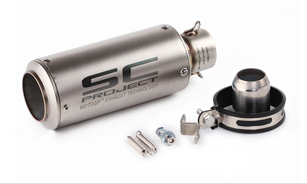 SC PROJECT Мото rcycle выхлоп mufler Escape выхлоп для honda cr250 moto honda cb650f cbr 250 cb750 moto rcycle goldwing gl1800