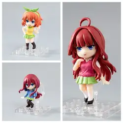 9 см 3 шт./компл. quintestinal quantuplets аниме Nakano Miku Nakano Yotsuba Nakano Itsuki Q версия ПВХ фигурка модель игрушки