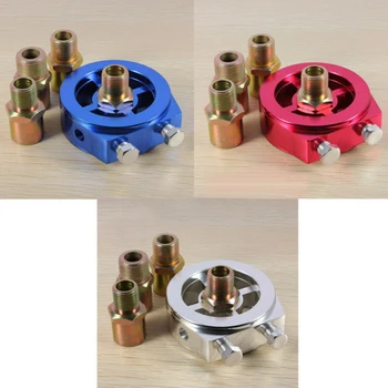 

Oil Pressure Gauge Filter Sandwich Adapter Plate 1/8 Npt Temperature Sensor Universal oil filter sandwich panel adapter