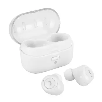

TWS Wireless Bluetooth 5.0 Earphone Waterproof In-Ear HIFI Sports Headset White with ear automatic charging bay Earphones