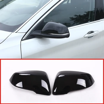 

Car Accessories 2Pcs Glossy Black ABS Chrome Rearview Mirror Cover Trim For BMW 2 Series F45 F46 Gran Active Tourer 2015-2017