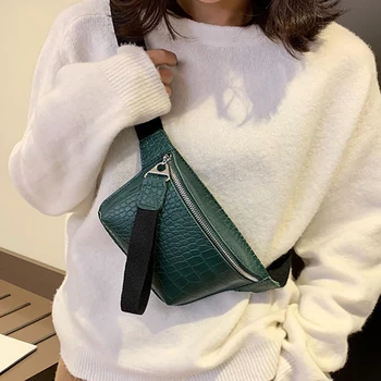 

Fashion High Quality PU Women Bag Crocodile Multicolor Messenger Chest Bag Clutch Female Pu Leather Handbag Cross Body Bag