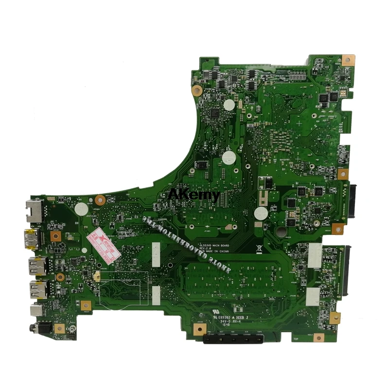 Akemy GL553VD материнская плата для ноутбука ASUS ROG GL553VE GL553V FX53VD ZX53V оригинальная материнская плата I5-7300HQ GTX1050