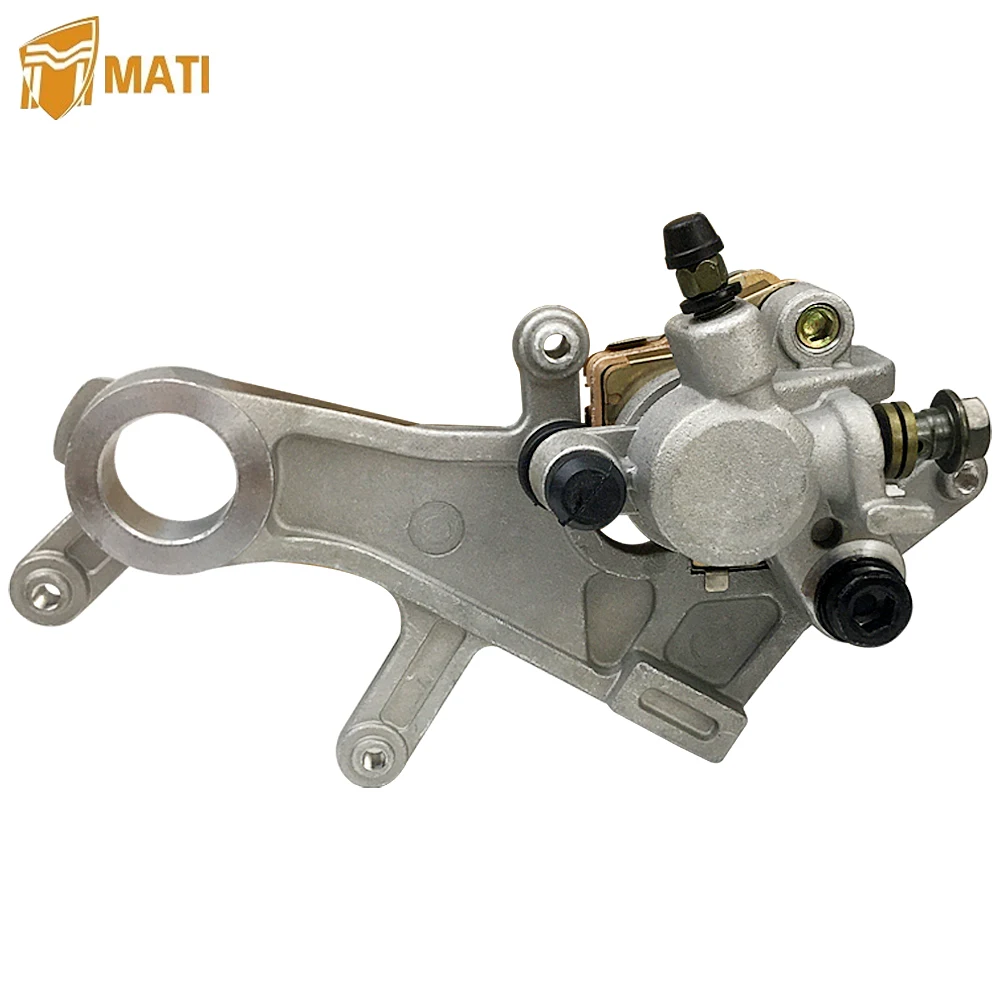 Rear Brake Caliper for ATV Honda CR125R CR250R CRF250R CRF250X CRF450R CRF450X CR 125R 250R CRF 250R 250X 450R 450X with Pads