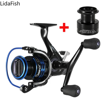 

New 9+1 BB Double Spool Fishing Reel 5.1:1 Gear Ratio Saltwater Front and Rear Drags Fishing Reel