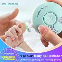 ELERA Baby Electric Nail Trimmer Kid Nail Polisher Tool Baby Care Kit Manicure Set Easy To Trim Nail Filer Clippers For Newborn 1