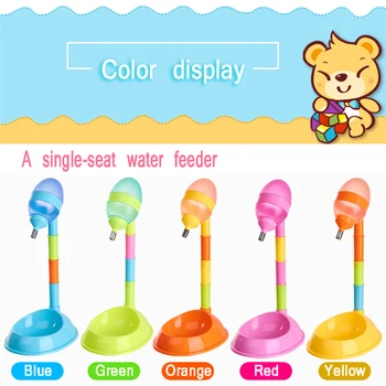 

Pet Bowl Automatic Feeder Dog Cat Food Bowl With Water Dispenser Adjustable Drinking Raised Stand Dish Bowls With Pet Supplies