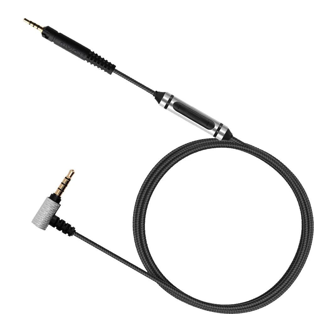 Cable For Audio Technica ATH M50x M40x M70x Cable With Remote Mic