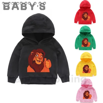 

Children Hooded Hoodies Kids Lion King Character Cartoon Sweatshirts Baby Pullover Tops Toddler Girls Boys Funny Clothes,KMT5316