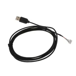 Fio macio durável da substituição do cabo do rato de usb para logitech g102 gaming mouse transporte da gota