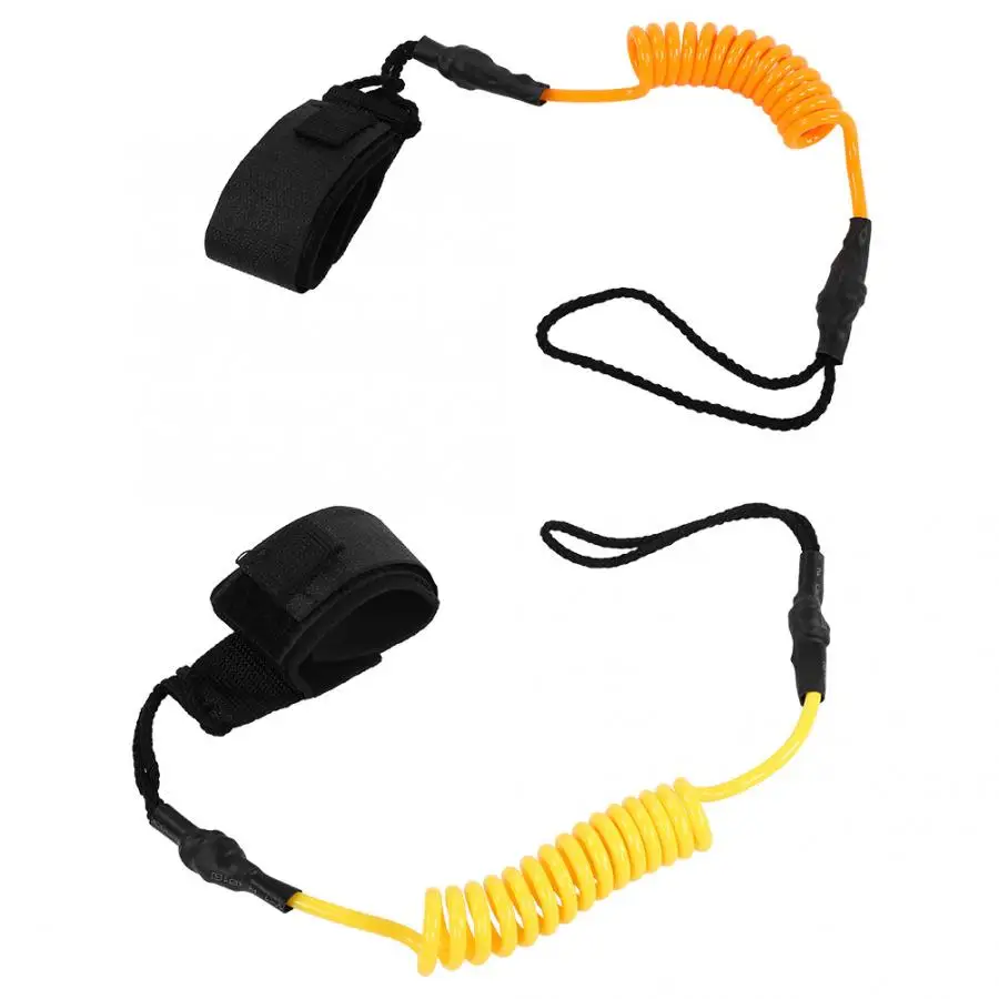 Surfing Kayak Leash Rope Boat Safety Paddle Stand Up Paddle Surfing Leash Safety Hand Rope for Surfboard Accessories surfboard leash watersports rope