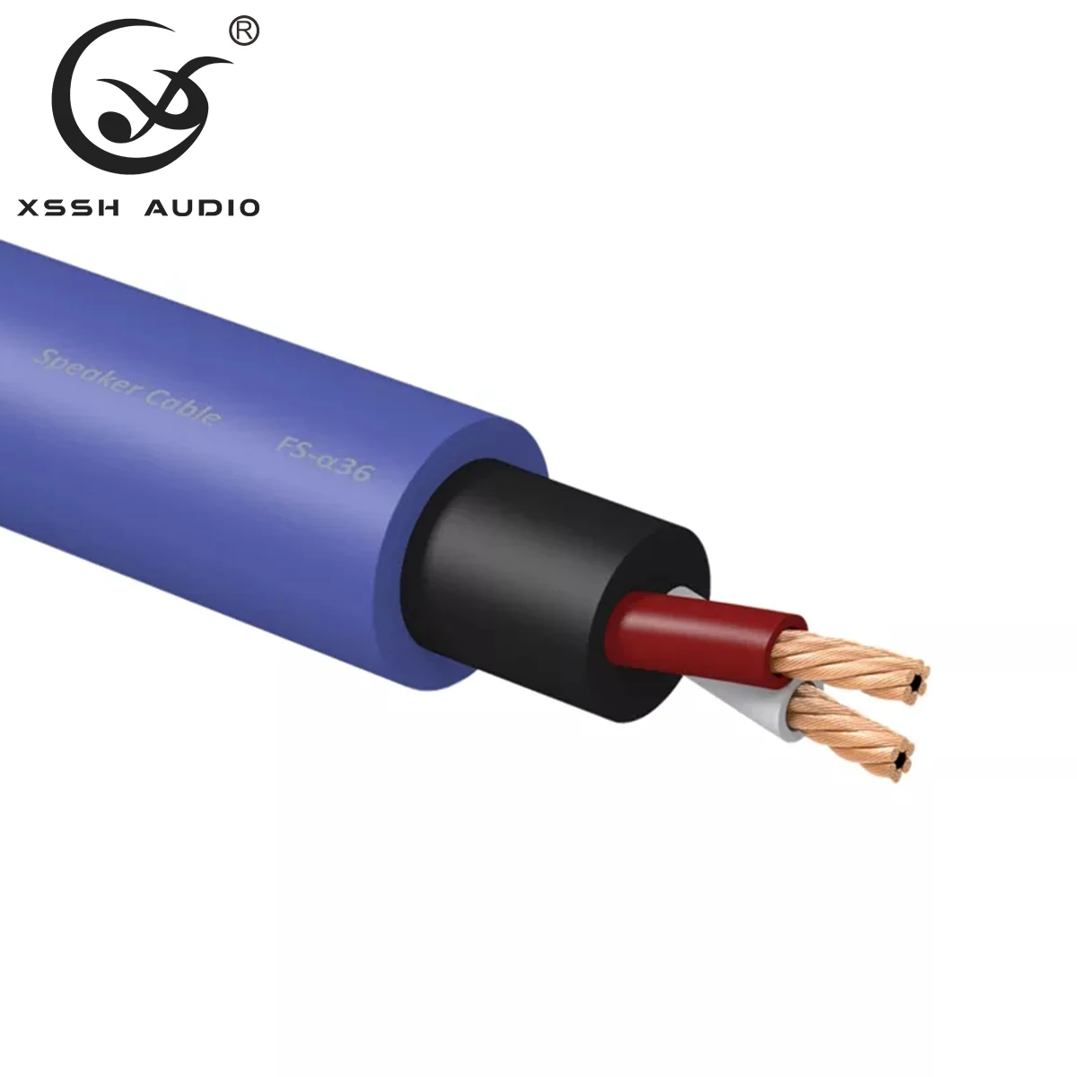 Speaker Cable XSSH Furutech FS-α36 Alpha Series DIY 2 Core OFC 4N OCC Pure Copper Wire Cord Cables | Электроника