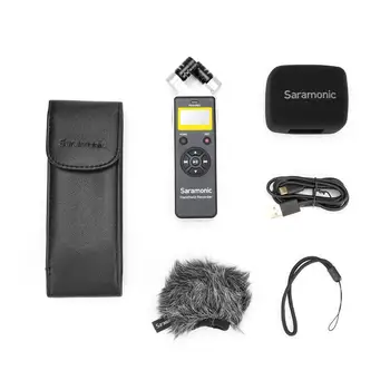 

Saramonic SR-Q2 Q2M Handy Video Audio Recorder DSLR Camcorder Smartphone Stereo Microphone Interview Recording Mic