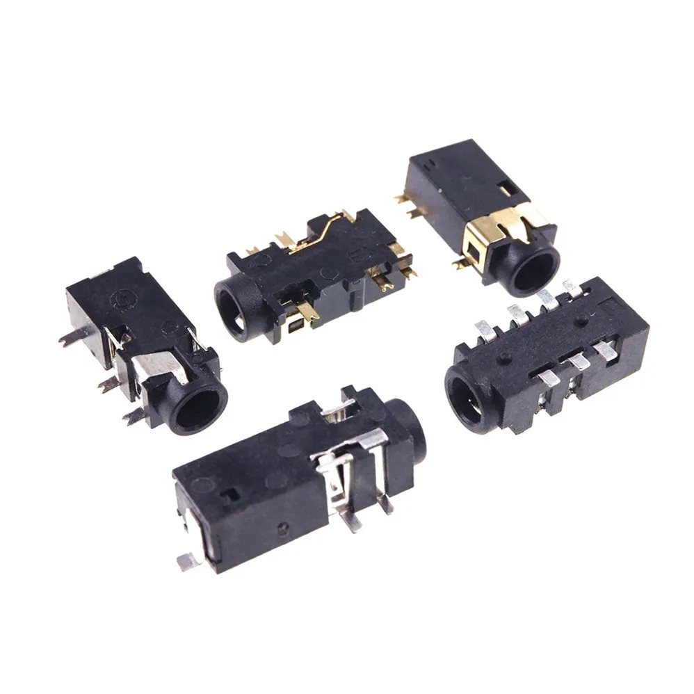 10 Pcs Trrs 3.5 Mm Audio Connector 4 