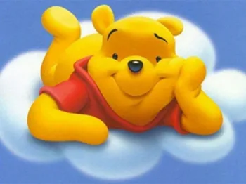 

DIY 5D Full Diamond Painting Cute Winnie The Pooh Square/Round Rhinestone Drill Hand Embroidery Home Art Decor Personalise Gift