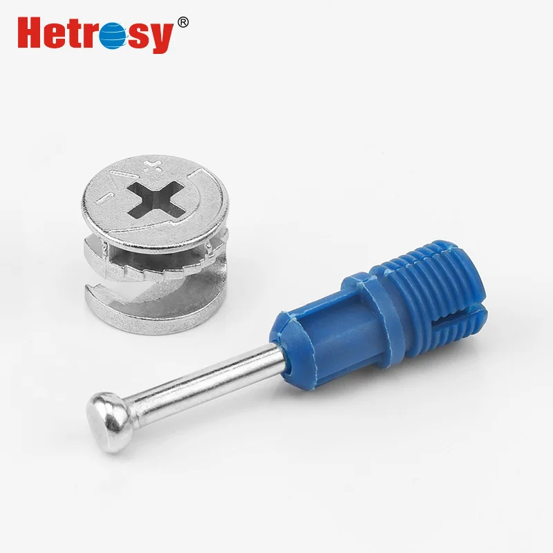 Фурнитура для шкафа Hetrosy соединительный болт с кулачком Minifix шкафа|Наборы гаек и