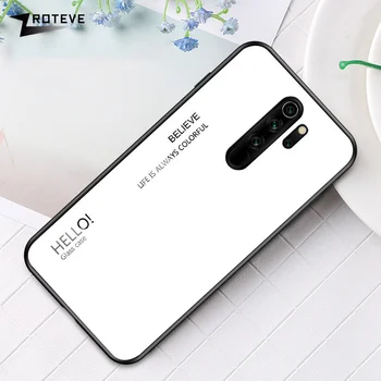 

ZROTEVE Cover For Xiaomi Redmi Note 8 Case Glass Back Cover Redmi Note 8 Pro Case Tempered Glass Xiami Xiomi Redmi Note 8 Pro 8T
