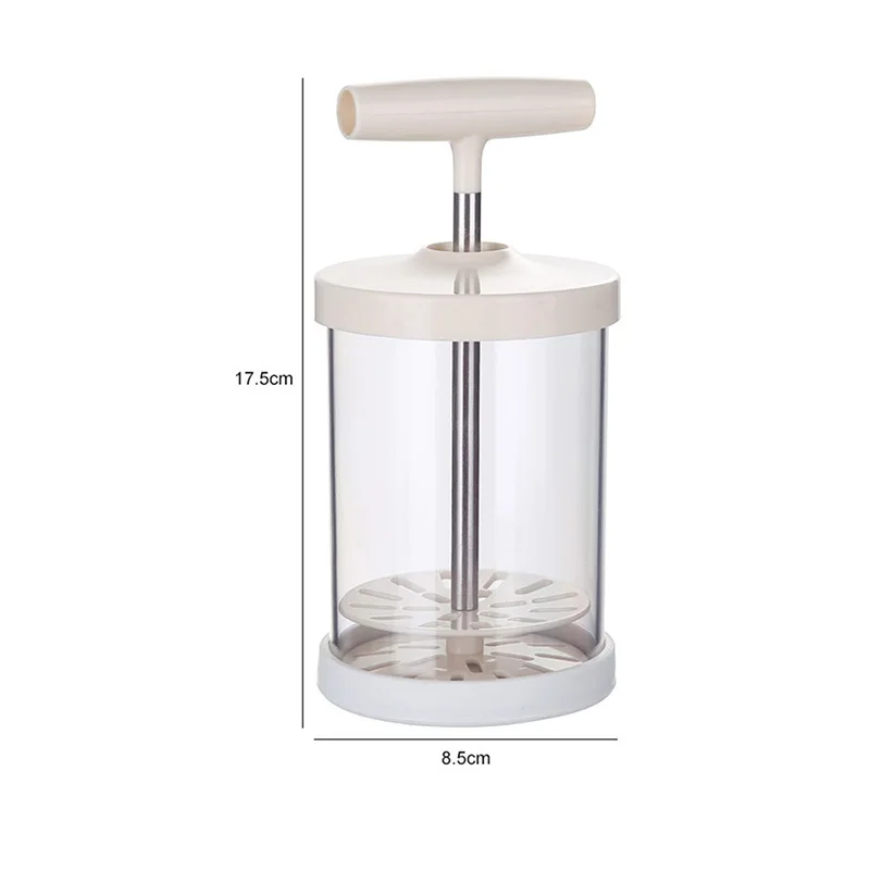 Manual Milk Frother Foam Maker Coffee Milk Double Mesh Milk Creamer Foamer K1140 E