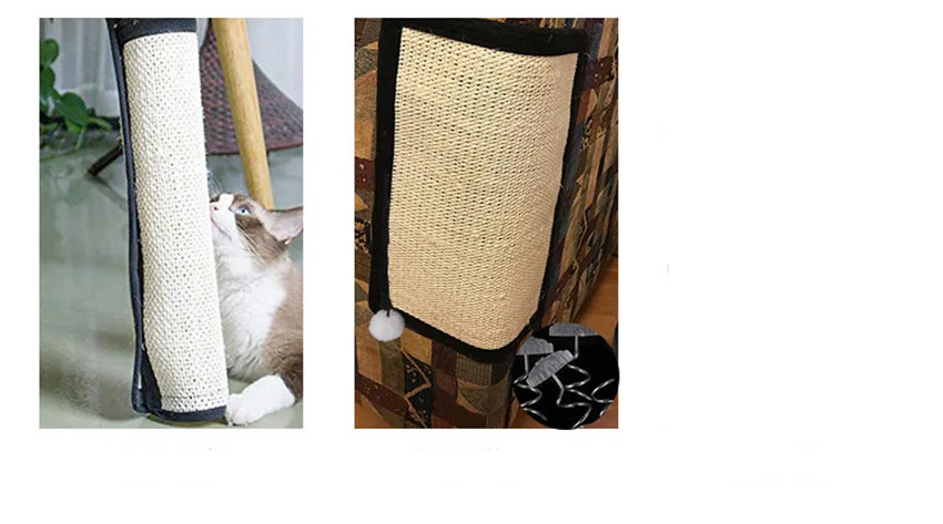 Sisal Cat Scratching Post Mat  (3)