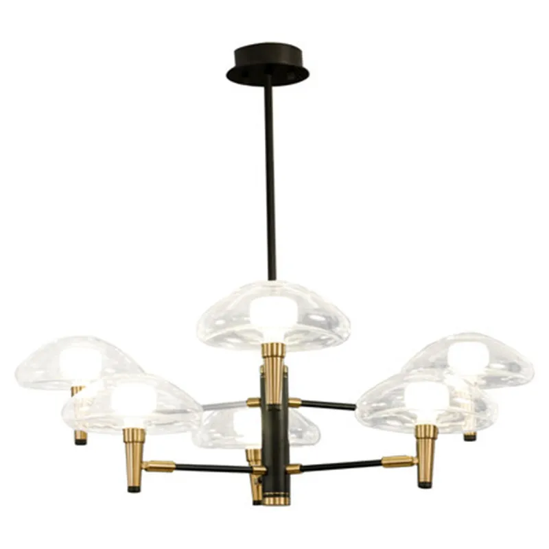 

Modern art hanging glass LED pendant lamp Nordic jellyfish Pendant light for living room bedroom dining room hotel