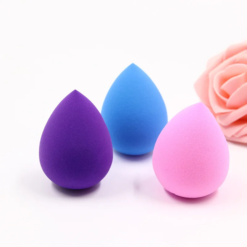 3 шт. косметическая губка для пудры гладкая Женская Губка макияжа инструменты