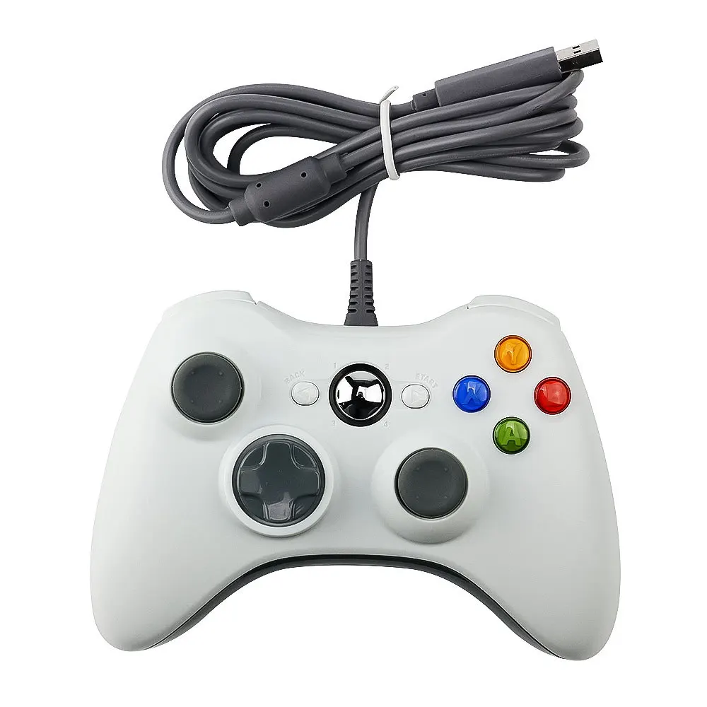 Цветной геймпад для xbox 360 проводной контроллер для xbox 360 контроллер проводной джойстик для xbox 360 игровой контроллер геймпад джойстик