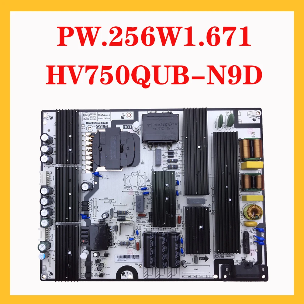 PW.256W1.671 HV750QUB N9D плата питания для ТВ профессиональная тестовая оригинальные