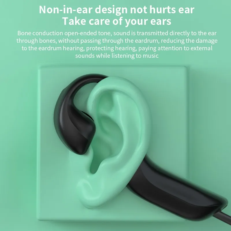 Беспроводные наушники Bluetooth 5 0 G100 с костной проводимостью уличная спортивная