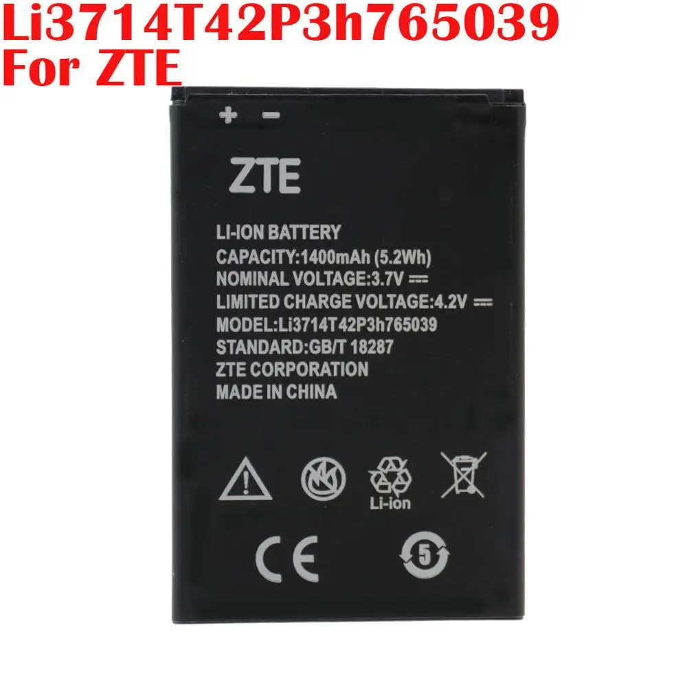 100% Real 1400mAh Li3714T42P3h765039 For ZTE Blade Q3 T230 AF3 T220 A3 T221 A5 AF5 Pro High quality Battery+Tracking Number | Мобильные