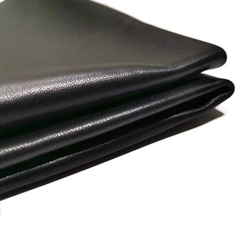 

Grain Uncoated black top layer sheepskin leather high quality can be customized size color Diy bag sheepskin leather