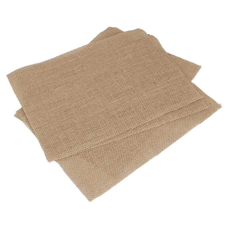 ABUI-Настольный коврик hessian burlap подставки настольные наборы-10 s(коричневый