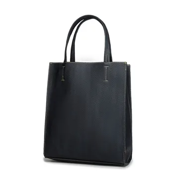 

Tidog Cool Simple Retro Weaving Large Capacity One-Shoulder tote bag