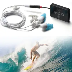 Клип на радио мини прочная Музыка 4 Гб памяти перезаряжаемые спортивные MP3 плеер IPX8 водонепроницаемый Плавание FM дайвинг с наушниками