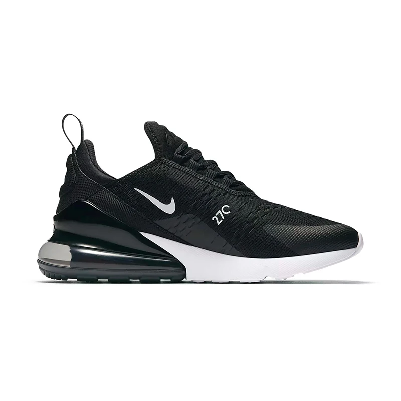 Оригинальные женские кроссовки для бега Nike AIR MAX 270, черные Нескользящие износостойкие легкие спортивные кроссовки AH6789, лидер продаж