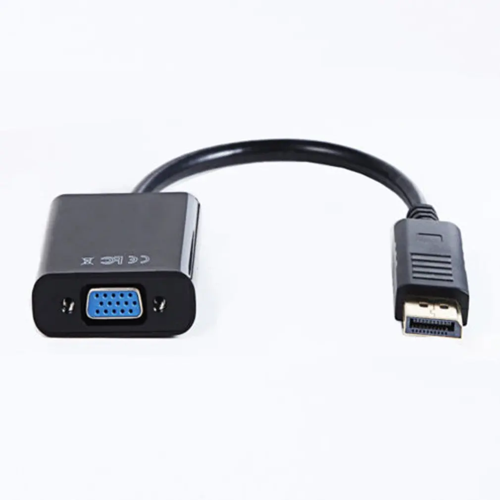 Переходник для видеоадаптера dp vga 1080p Thunderbolt штекер гнездо Кабели VGA переходник