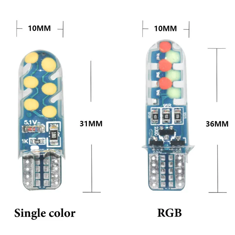 2 шт. T10 w5w Автомобильный светодиодный лампы 194 w5w 12SMD со стробоскопической вспышкой для Canbus без ошибки силиконовый светодиодный светильник разрешение на парковку номерного знака КУПОЛ 12V