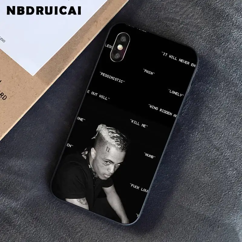Чехлы Xxxtentacion для телефонов iPhone 11 Pro Max X 6 7 8 Plus 5 6S SE мягкий силиконовый черный чехол