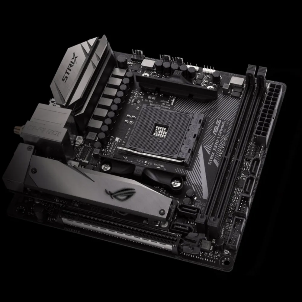 ROG STRIX X370-I GAMING X370 материнская плата для игровых плееров кантри ITX Small Dual M.2 материнская плата с RGB светильник